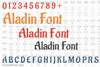 Aladin Font