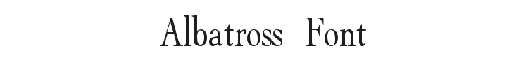 Albatross Font