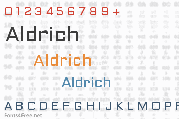 Aldrich Font