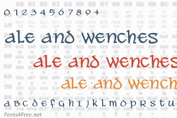 Ale and Wenches Font