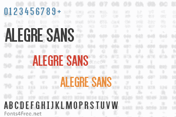 Alegre Sans Font