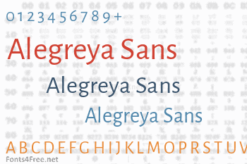 Alegreya Sans Font