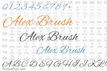 Alex Brush Font