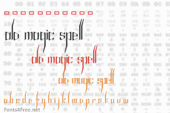 Alfheim Online Magic Spell Font