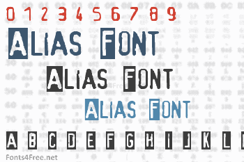 Alias Font