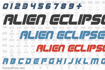 Alien Eclipse Font