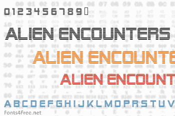 Alien Encounters Font