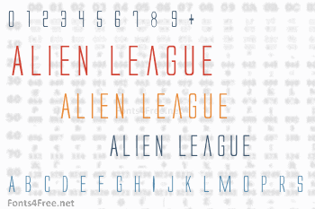 Alien League Font