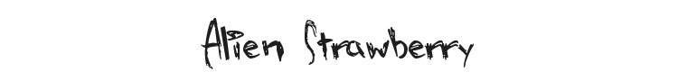 Alien Strawberry Font