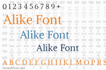 Alike Font