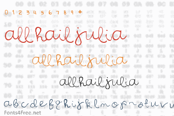 All Hail Julia Font