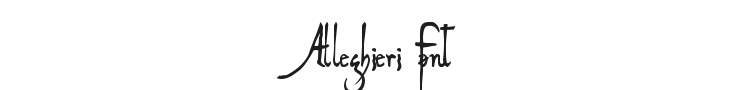 Alleghieri Font Preview