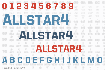 Allstar4 Font