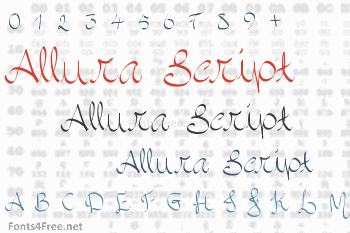 Allura Script Font