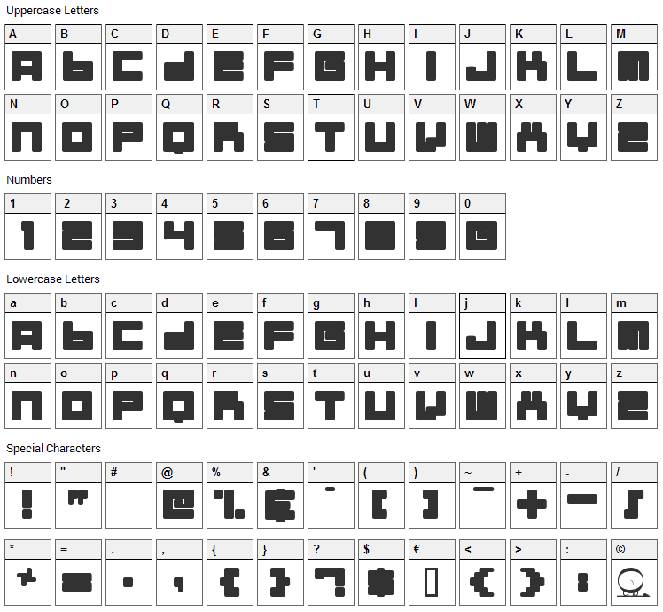 Almanaque Font Character Map