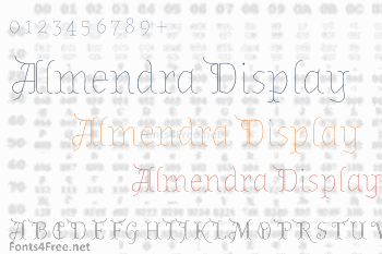 Almendra Display Font