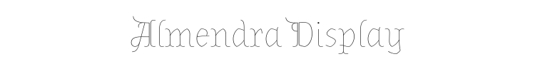 Almendra Display Font