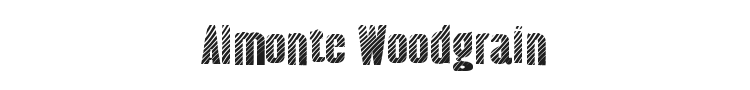 Almonte Woodgrain Font