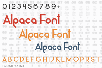 Alpaca Font