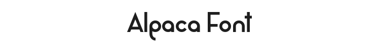 Alpaca Font