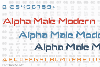 Alpha Male Modern Font