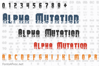 Alpha Mutation Font