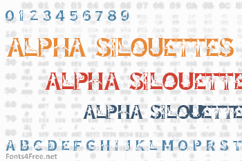 Alpha Silouettes Font