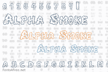 Alpha Smoke Font