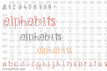 Alphabits Font