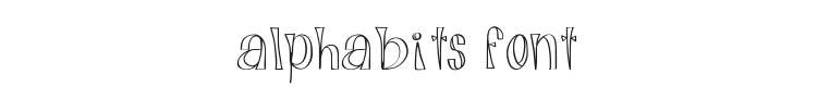 Alphabits Font