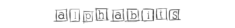 Alphabits Squared Font