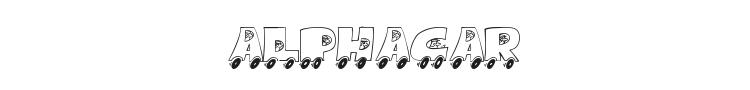 AlphaCar Font Preview