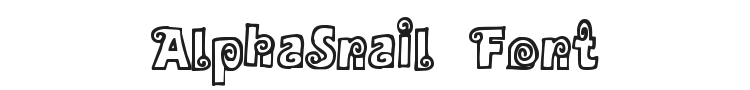 AlphaSnail Font Preview