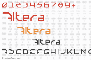 Altera Font