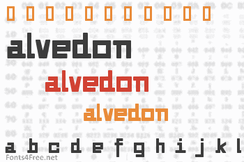 Alvedon Font