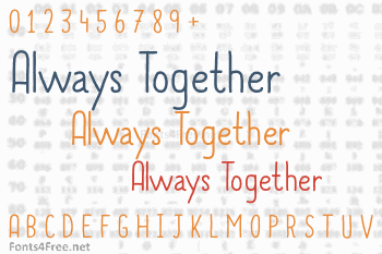 Always Together Font