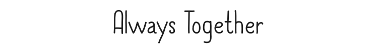 Always Together Font