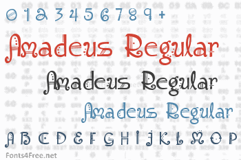 Amadeus Regular Font