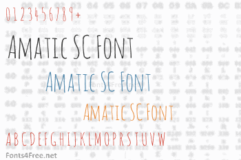 Amatic SC Font