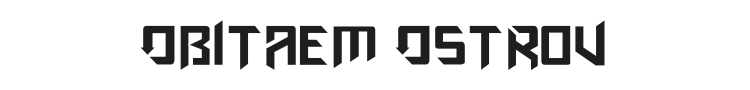 Amaz Obitaem Ostrov Font