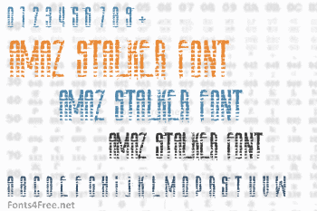 Amaz Stalker Font