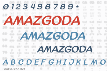 AmazGoDa Font