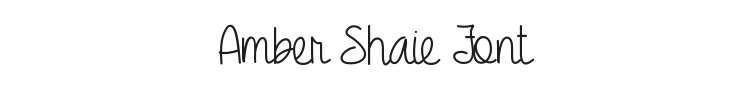 Amber Shaie Font