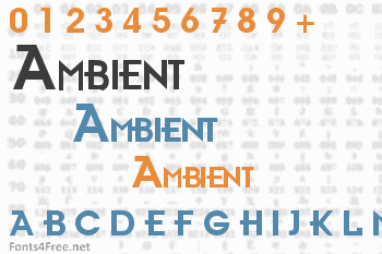 Ambient Font