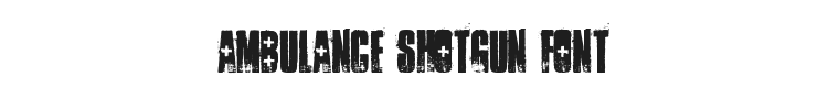 Ambulance Shotgun Font