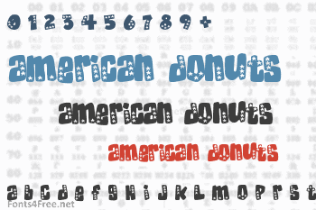 American Donuts Font