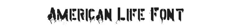 American Life Font Preview