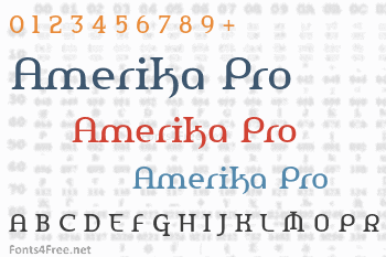 Amerika Pro Font