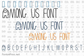 Among Us Font