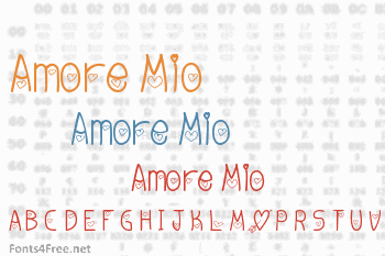 Amore Mio Font